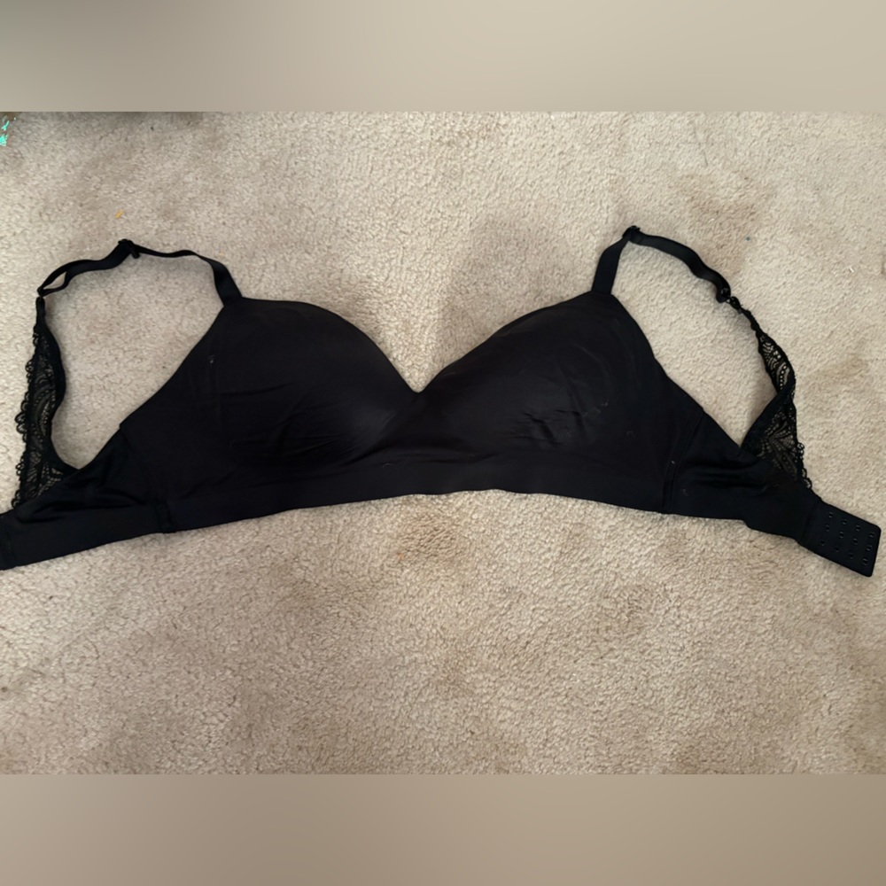 Black Triple D bra